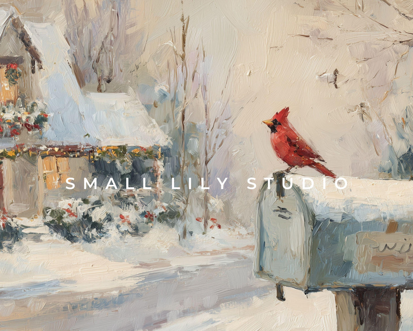 Red Cardinal Desktop Wallpaper Set, Christmas Phone Wallpaper, Winter iPhone Wallpaper, Aesthetic iPad Background Vintage Style | WS155