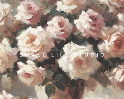 Coquette Pink Roses Frame TV Art