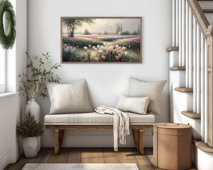 Tulip Spring Flowers Frame TV Art