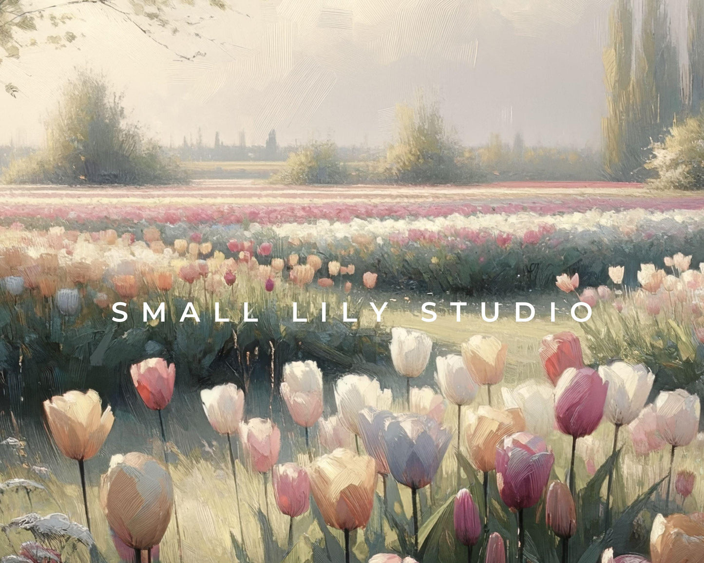 Tulip Spring Flowers Frame TV Art