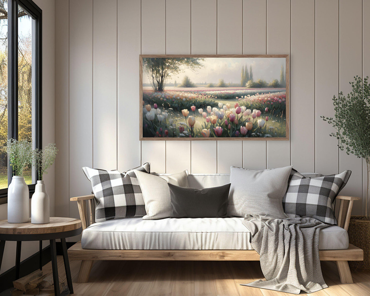 Tulip Spring Flowers Frame TV Art