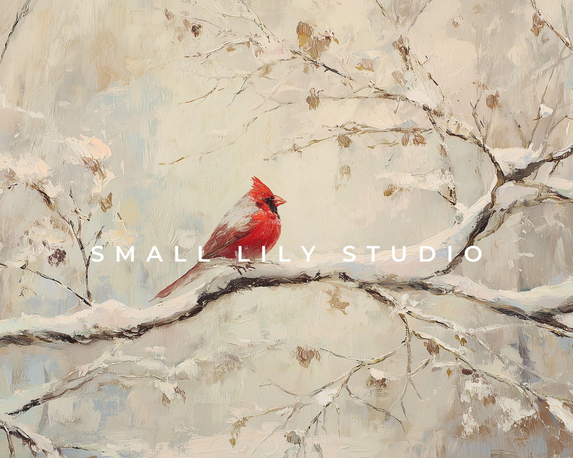 Red Cardinal Desktop Wallpaper Set, Christmas Phone Wallpaper, Winter iPhone Wallpaper, Aesthetic iPad Background Vintage Style | WS156